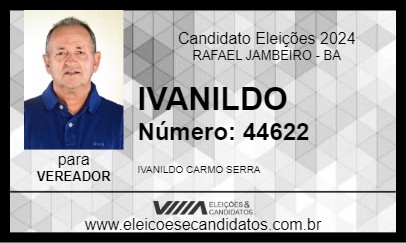 Candidato IVANILDO 2024 - RAFAEL JAMBEIRO - Eleições