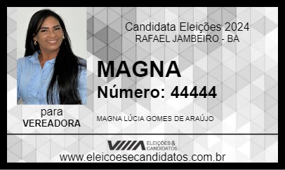 Candidato MAGNA 2024 - RAFAEL JAMBEIRO - Eleições