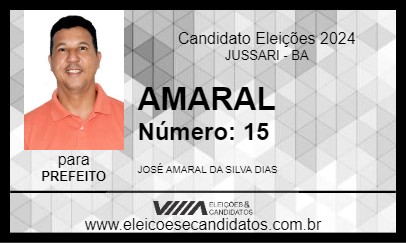 Candidato AMARAL 2024 - JUSSARI - Eleições