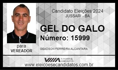 Candidato GEL DO GALO 2024 - JUSSARI - Eleições