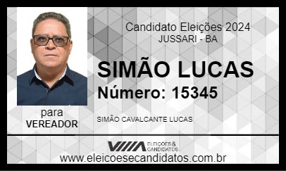 Candidato SIMÃO LUCAS 2024 - JUSSARI - Eleições