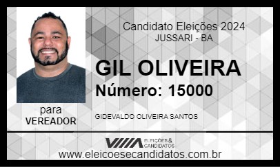 Candidato GIL OLIVEIRA 2024 - JUSSARI - Eleições