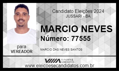 Candidato MARCIO NEVES 2024 - JUSSARI - Eleições