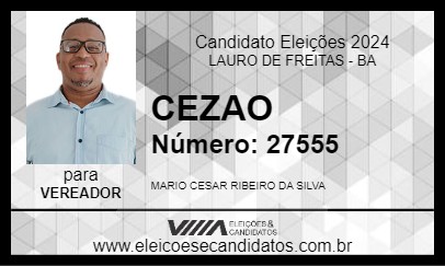 Candidato CEZAO 2024 - LAURO DE FREITAS - Eleições