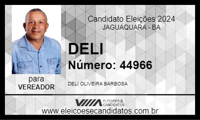 Candidato DELI 2024 - JAGUAQUARA - Eleições