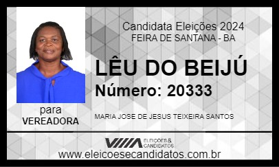 Candidato LÊU DO BEIJÚ 2024 - FEIRA DE SANTANA - Eleições