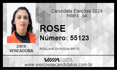 Candidato ROSE 2024 - PIRIPÁ - Eleições