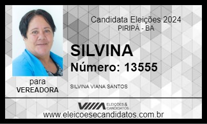 Candidato SILVINA 2024 - PIRIPÁ - Eleições