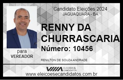 Candidato RENNY DA CHURRASCARIA 2024 - JAGUAQUARA - Eleições