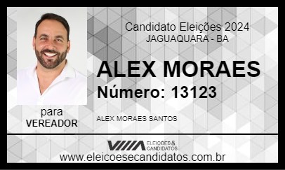 Candidato ALEX MORAES 2024 - JAGUAQUARA - Eleições