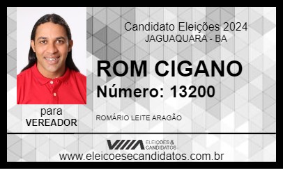 Candidato ROM CIGANO 2024 - JAGUAQUARA - Eleições