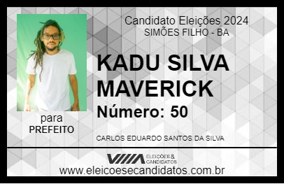 Candidato KADU SILVA MAVERICK 2024 - SIMÕES FILHO - Eleições