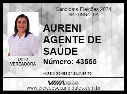 Candidato AURENI 2024 - MAETINGA - Eleições