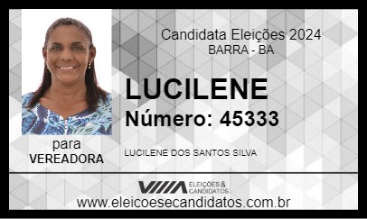 Candidato LUCILENE 2024 - BARRA - Eleições