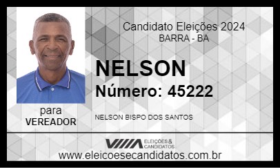 Candidato NELSON 2024 - BARRA - Eleições