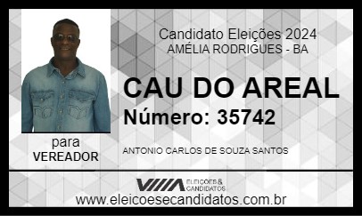 Candidato CAU DO AREAL 2024 - AMÉLIA RODRIGUES - Eleições