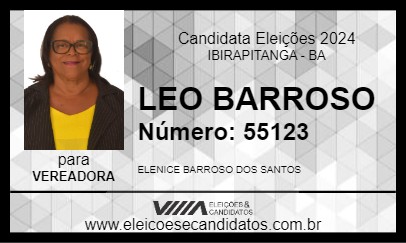 Candidato LEO BARROSO 2024 - IBIRAPITANGA - Eleições