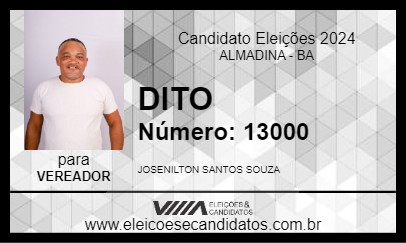 Candidato DITO 2024 - ALMADINA - Eleições