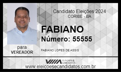 Candidato FABIANO 2024 - CORIBE - Eleições