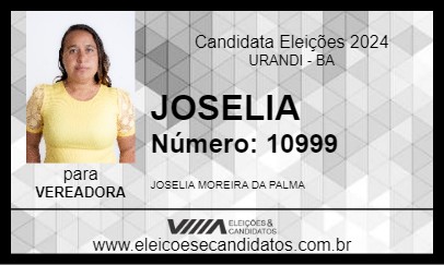 Candidato JOSELIA 2024 - URANDI - Eleições