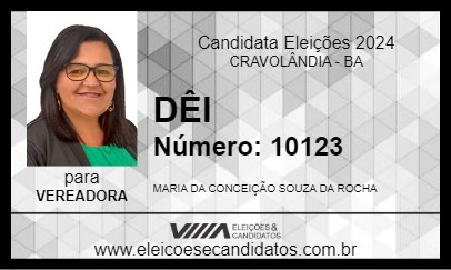 Candidato DÊI 2024 - CRAVOLÂNDIA - Eleições