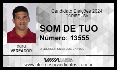 Candidato SOM DE TUO 2024 - CORIBE - Eleições