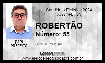 Candidato ROBERTÃO 2024 - JUSSIAPE - Eleições