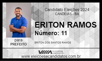 Candidato ERITON RAMOS 2024 - CANDEIAS - Eleições