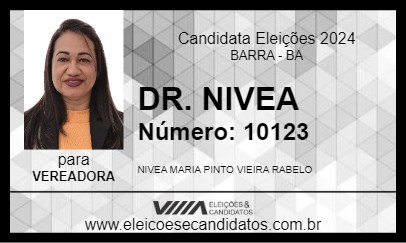 Candidato DR. NIVEA 2024 - BARRA - Eleições