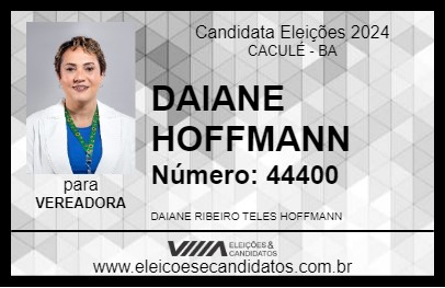 Candidato DAIANE HOFFMANN 2024 - CACULÉ - Eleições