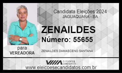 Candidato ZENAILDES 2024 - JAGUAQUARA - Eleições