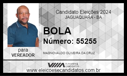 Candidato BOLA 2024 - JAGUAQUARA - Eleições