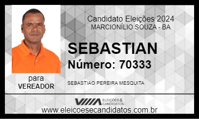 Candidato SEBASTIAN 2024 - MARCIONÍLIO SOUZA - Eleições