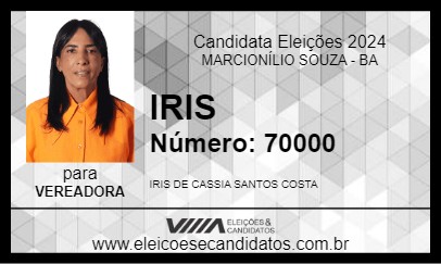 Candidato IRIS 2024 - MARCIONÍLIO SOUZA - Eleições