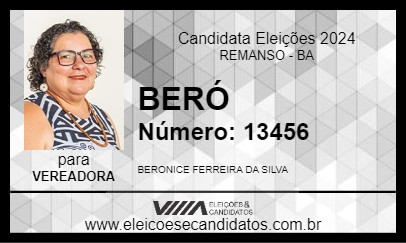 Candidato BERÓ 2024 - REMANSO - Eleições