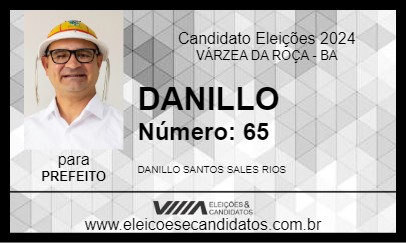 Candidato DANILLO 2024 - VÁRZEA DA ROÇA - Eleições