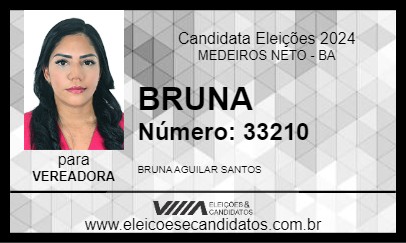 Candidato BRUNA 2024 - MEDEIROS NETO - Eleições