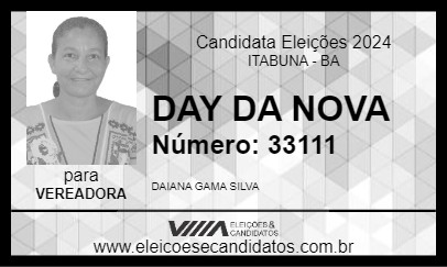 Candidato DAY DA NOVA 2024 - ITABUNA - Eleições