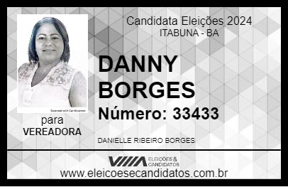 Candidato DANNY BORGES 2024 - ITABUNA - Eleições