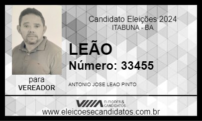 Candidato LEÃO 2024 - ITABUNA - Eleições