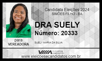 Candidato DRA SUELY 2024 - SIMÕES FILHO - Eleições