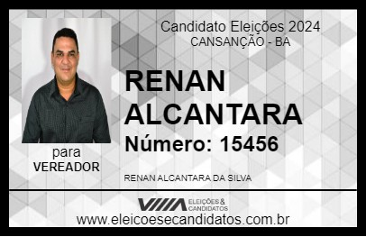 Candidato RENAN ALCANTARA 2024 - CANSANÇÃO - Eleições