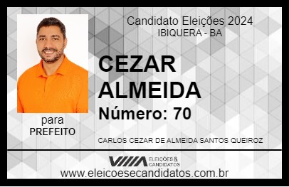 Candidato CEZAR ALMEIDA 2024 - IBIQUERA - Eleições