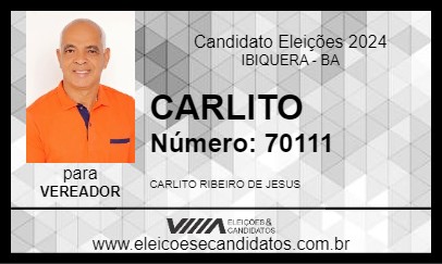 Candidato CARLITO 2024 - IBIQUERA - Eleições