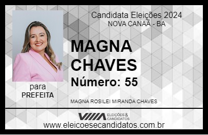 Candidato MAGNA CHAVES 2024 - NOVA CANAÃ - Eleições