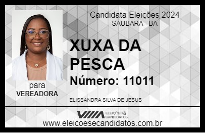 Candidato XUXA DA PESCA 2024 - SAUBARA - Eleições