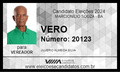 Candidato VERO 2024 - MARCIONÍLIO SOUZA - Eleições