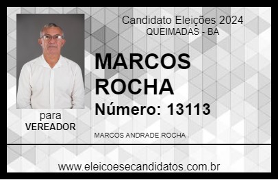 Candidato MARCOS ROCHA 2024 - QUEIMADAS - Eleições