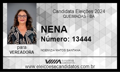 Candidato NENA 2024 - QUEIMADAS - Eleições