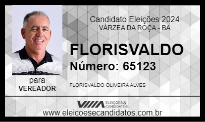 Candidato FLORISVALDO 2024 - VÁRZEA DA ROÇA - Eleições